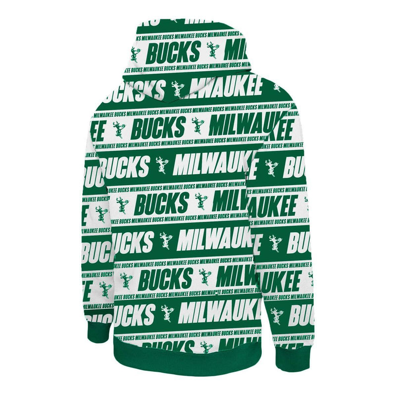 NBA TEAMWRAP HOODIE BUCKS - Image 4