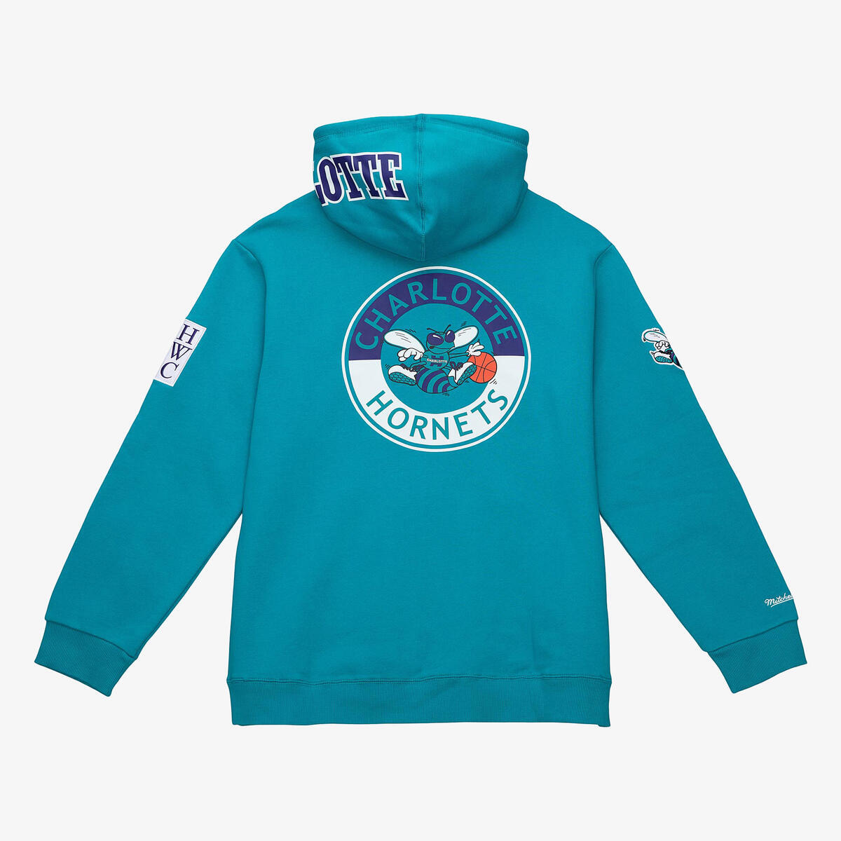 NBA M&N CITY COLLECTION FLEECE HOODIE HORNETS Hornets Blue FPHD4987-CHOYYPPPHRBL - Image 2