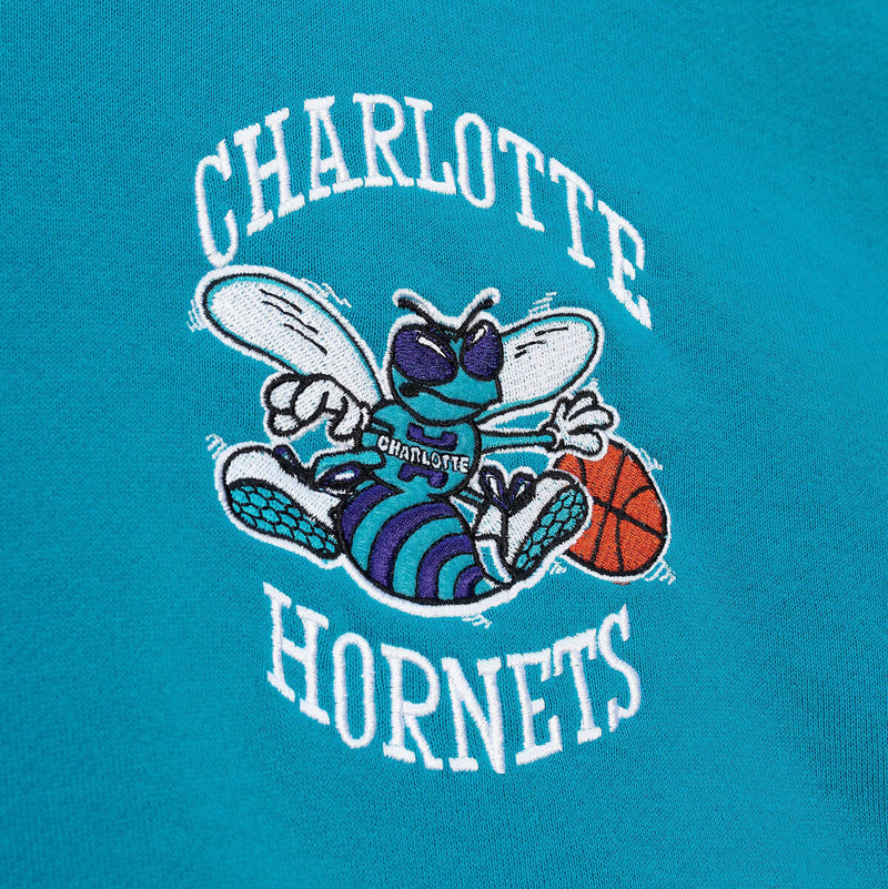 NBA M&N CITY COLLECTION FLEECE HOODIE HORNETS Hornets Blue FPHD4987-CHOYYPPPHRBL - Image 3