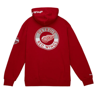 NHL M&N CITY COLLECTION FLEECE HOODIE RED WINGS - Scarlet - Image 2