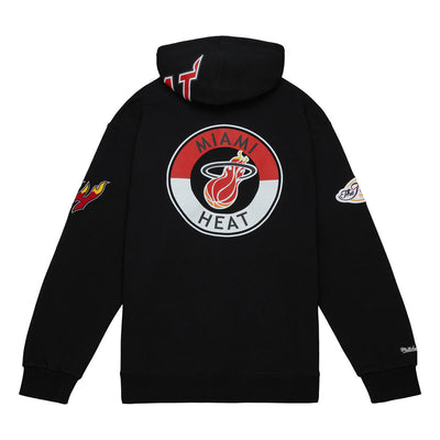 NBA M&N CITY COLLECTION FLEECE HOODIE HEAT Black FPHD4987-MHEYYPPPBLCK - Image 2