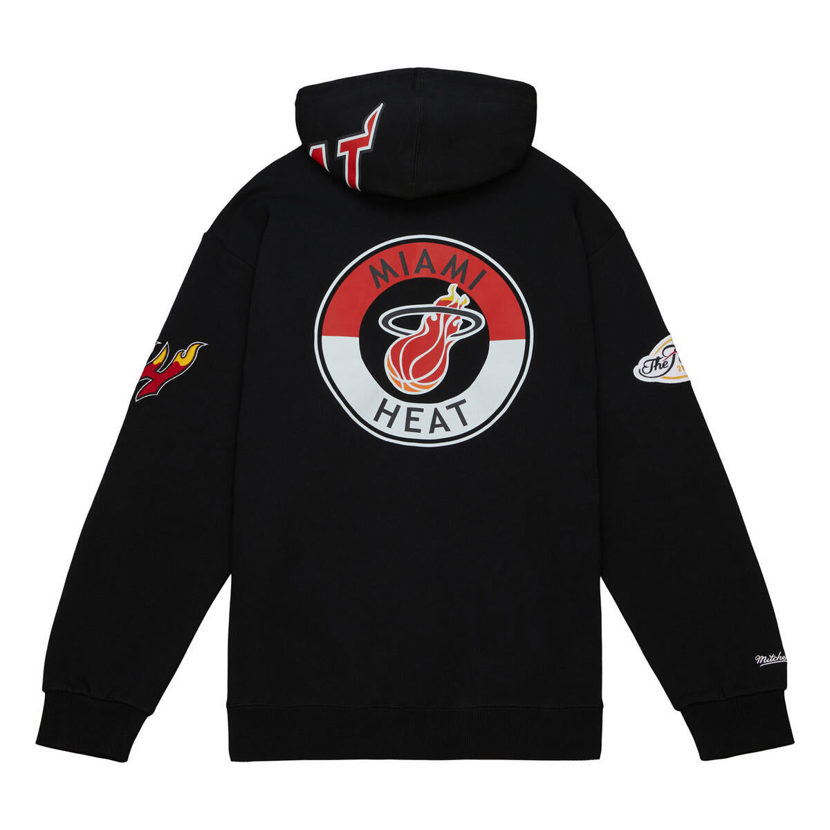 NBA M&N CITY COLLECTION FLEECE HOODIE HEAT Black FPHD4987-MHEYYPPPBLCK - Image 2