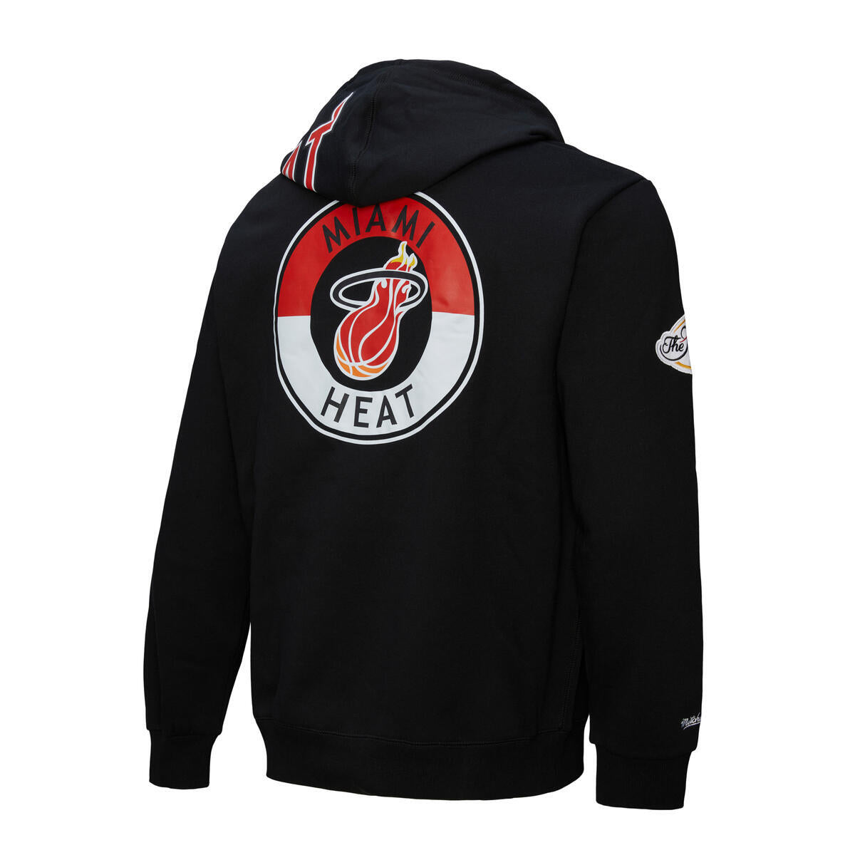 NBA M&N CITY COLLECTION FLEECE HOODIE HEAT Black FPHD4987-MHEYYPPPBLCK - Image 5