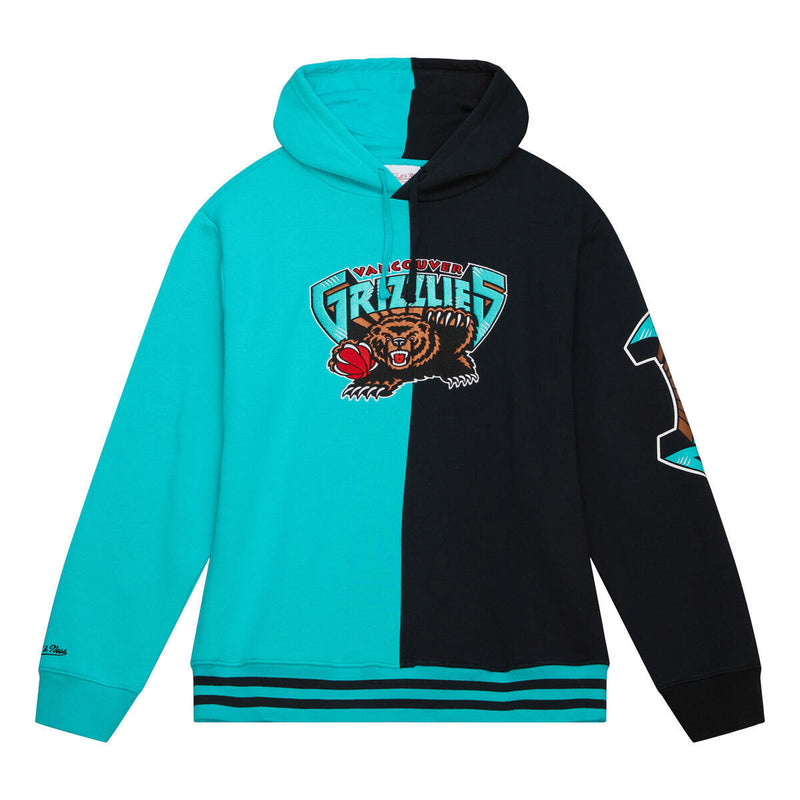 NBA SPLIT COLOR FLEECE HOOD GRIZZLIES Teal-Black FPHD5081-VGRYYPPPTLBK - Image 1