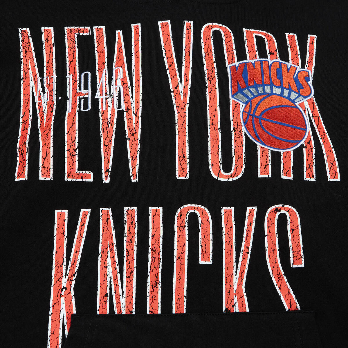 NBA TEAM OG FLEECE 2.0 KNICKS Black FPHD5524-NYKYYPPPBLCK - Image 3