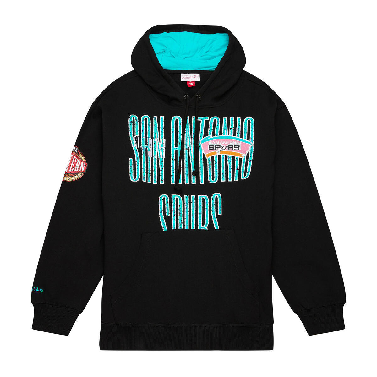 NBA TEAM OG FLEECE 2.0 SPURS Black FPHD5524-SASYYPPPBLCK - Image 1