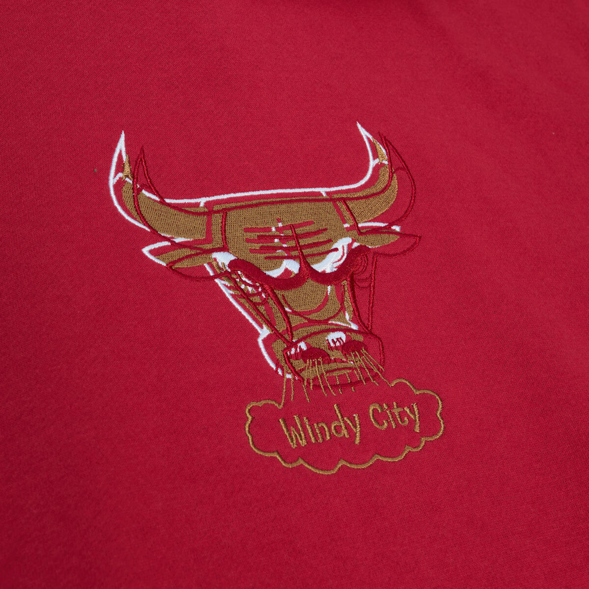 NBA W GOLDEN HOUR GLAZE CROP HOODIE BULLS - Image 3