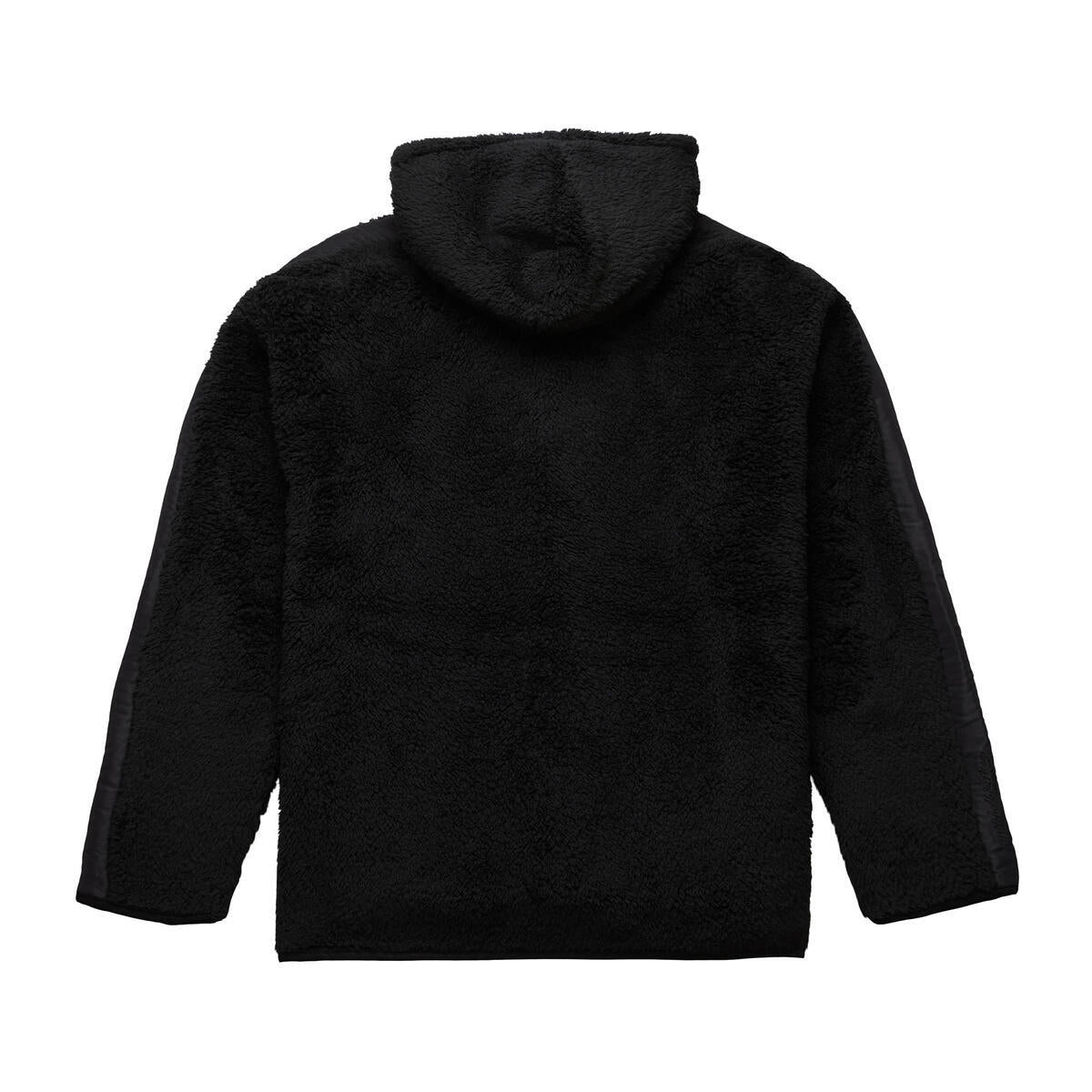 NBA POLAR FLEECE 1/4 ZIP PULLOVER HOODIE BULLS Black FPHD5933-CBUYYPPPBLCK - Image 2