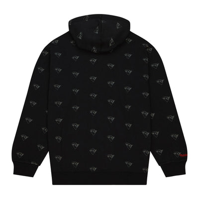 NBA AOP FLEECE HOODIE WARRIORS Black FPHD5940-GSWYYPPPBLCK - Image 2
