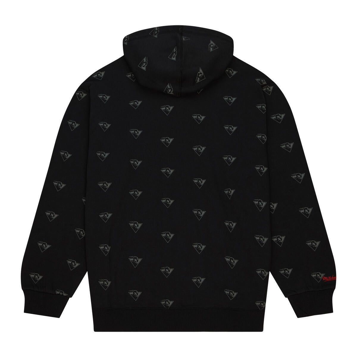 NBA AOP FLEECE HOODIE WARRIORS Black FPHD5940-GSWYYPPPBLCK - Image 2