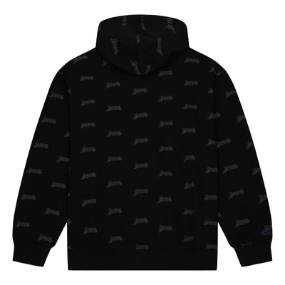 NBA AOP FLEECE HOODIE LAKERS Black FPHD5940-LALYYPPPBLCK - Image 2