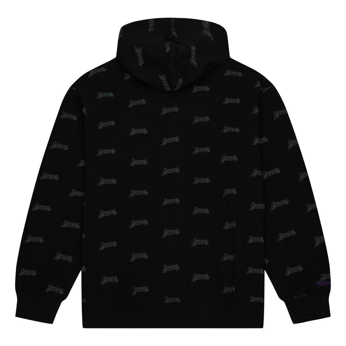 NBA AOP FLEECE HOODIE LAKERS Black FPHD5940-LALYYPPPBLCK - Image 2