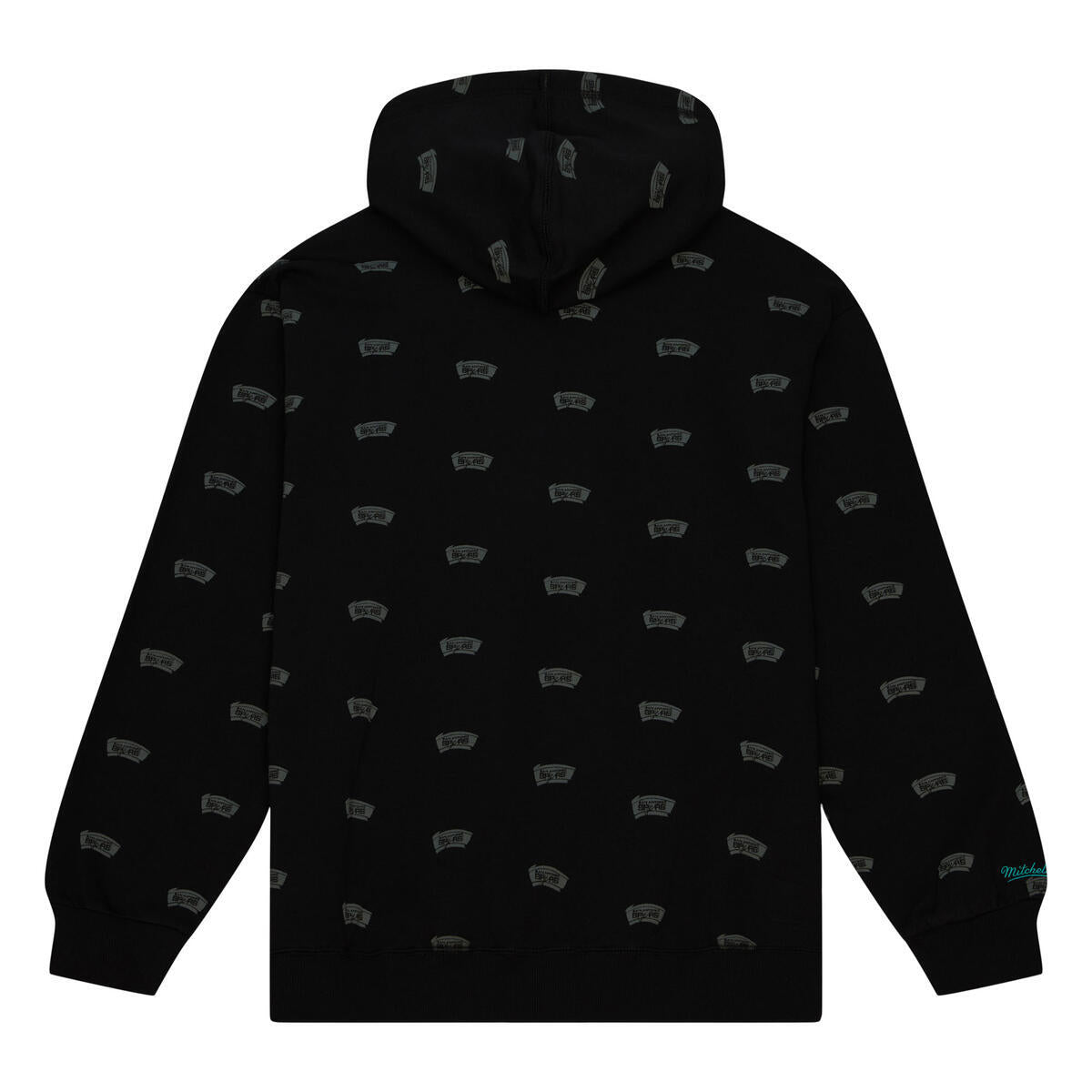 NBA AOP FLEECE HOODIE SPURS Black FPHD5940-SASYYPPPBLCK - Image 2