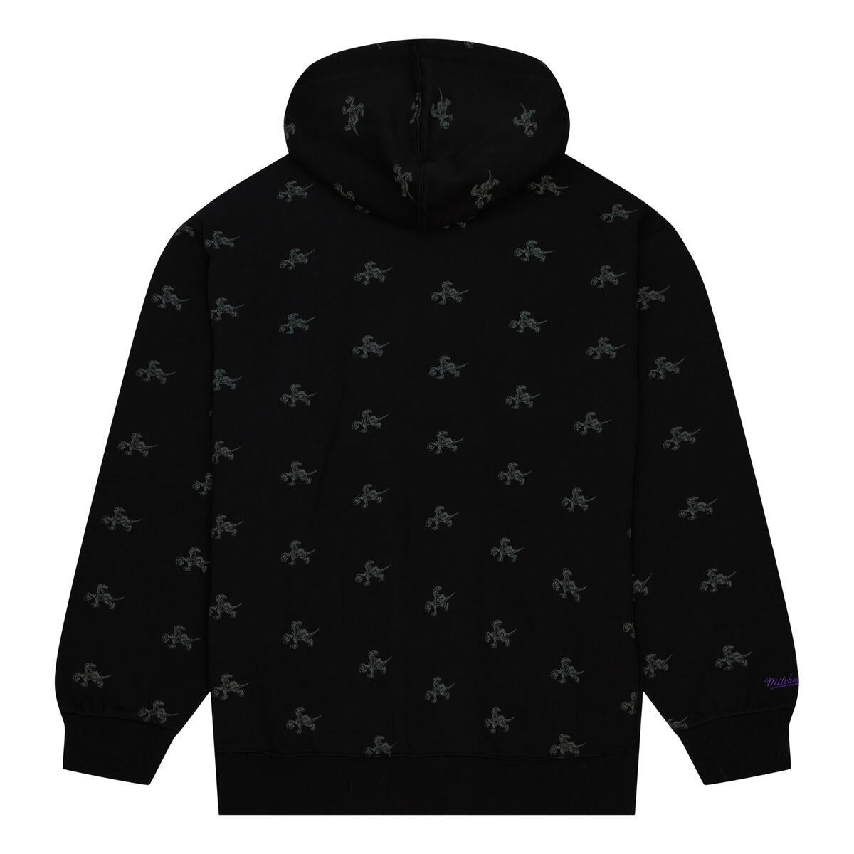 NBA AOP FLEECE HOODIE RAPTORS Black FPHD5940-TRAYYPPPBLCK - Image 2