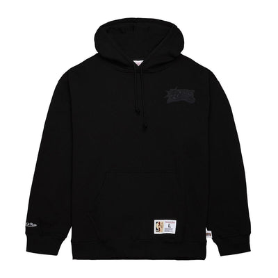 NBA TONAL LOGO HEAVYWEIGHT FLEECE 76ERS Black FPHD6063-P76YYPPPBLCK - Image 3