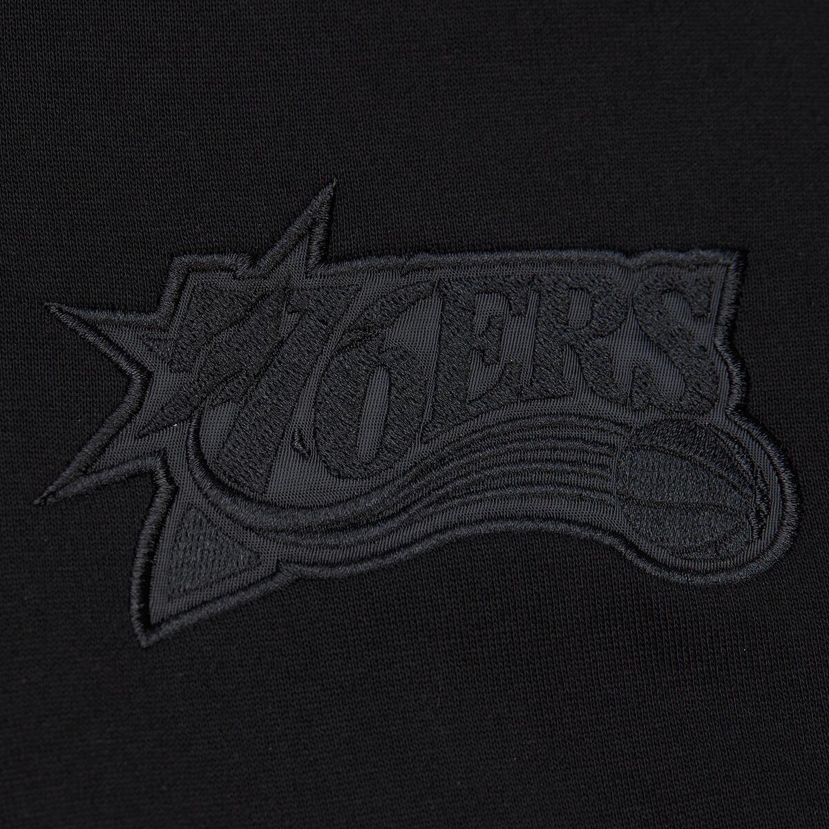 NBA TONAL LOGO HEAVYWEIGHT FLEECE 76ERS Black FPHD6063-P76YYPPPBLCK - Image 1