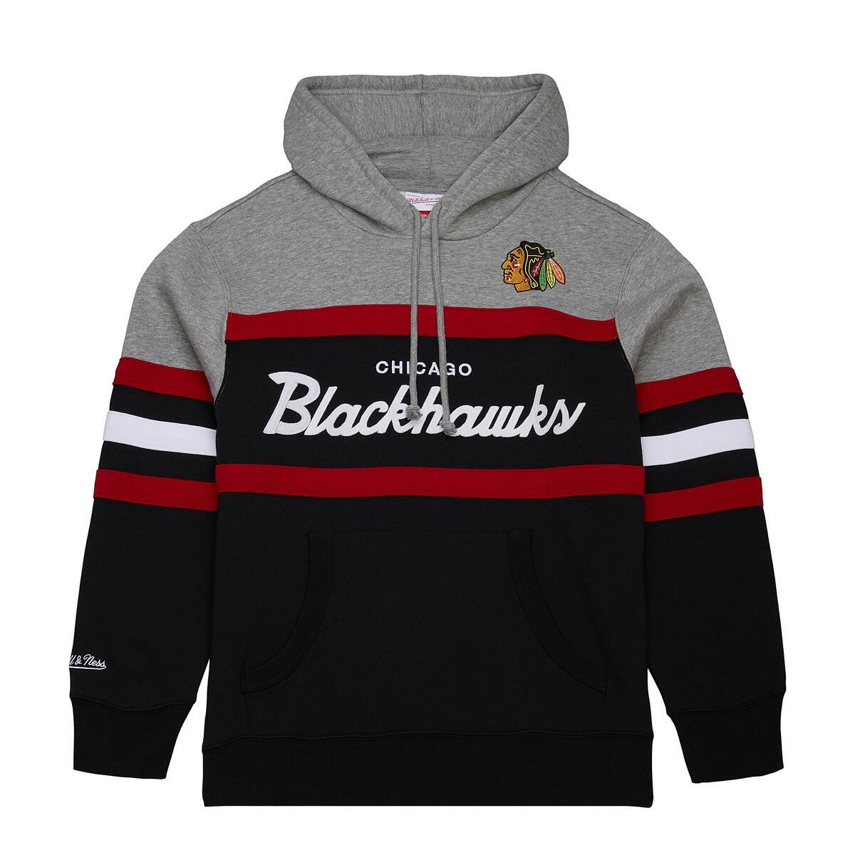 NHL HEAD COACH HOODIE BLACKHAWKS - Image 1