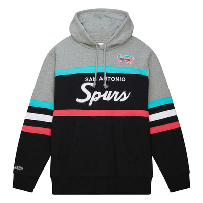 NBA HEAD COACH HOODIE SPURS Black-Grey FPHD6293-SASYYPPPBKGY - Image 1