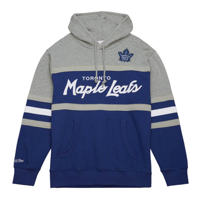 NHL HEAD COACH HOODIE MAPLE LEAFS Royal-Grey FPHD6293-TMLYYPPPRYGY - Image 1