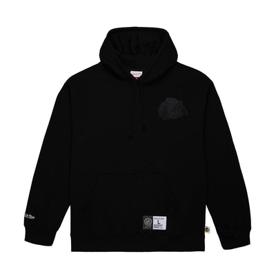 NHL TONAL LOGO HEAVYWEIGHT FLEECE CURRENT LOGO BLACKHAWKS - Black - Image 1