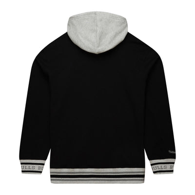 NBA PREMIUM FLEECE HOODIE VINTAGE LOGO BULLS Black FPHD6593-CBUYYPPPBLCK - Image 2