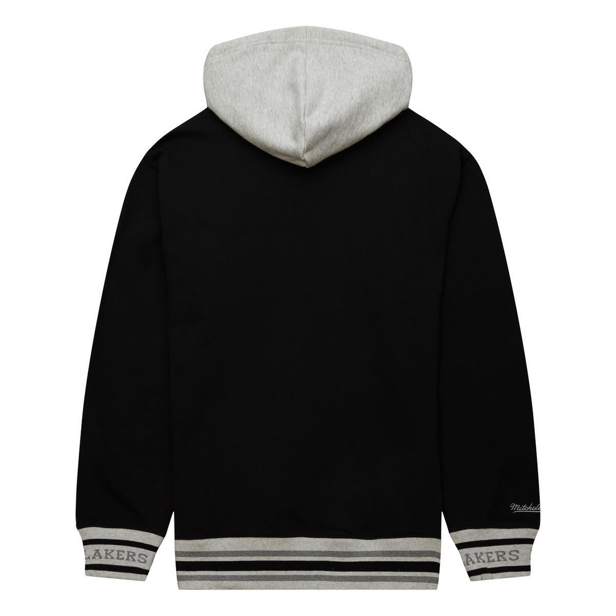 NBA PREMIUM FLEECE HOODIE VINTAGE LOGO LAKERS Black FPHD6593-LALYYPPPBLCK - Image 2