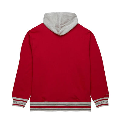 NBA PREMIUM FLEECE HOODIE VINTAGE LOGO BUCKS Scarlet FPHD6593-MBUYYPPPSCAR - Image 2