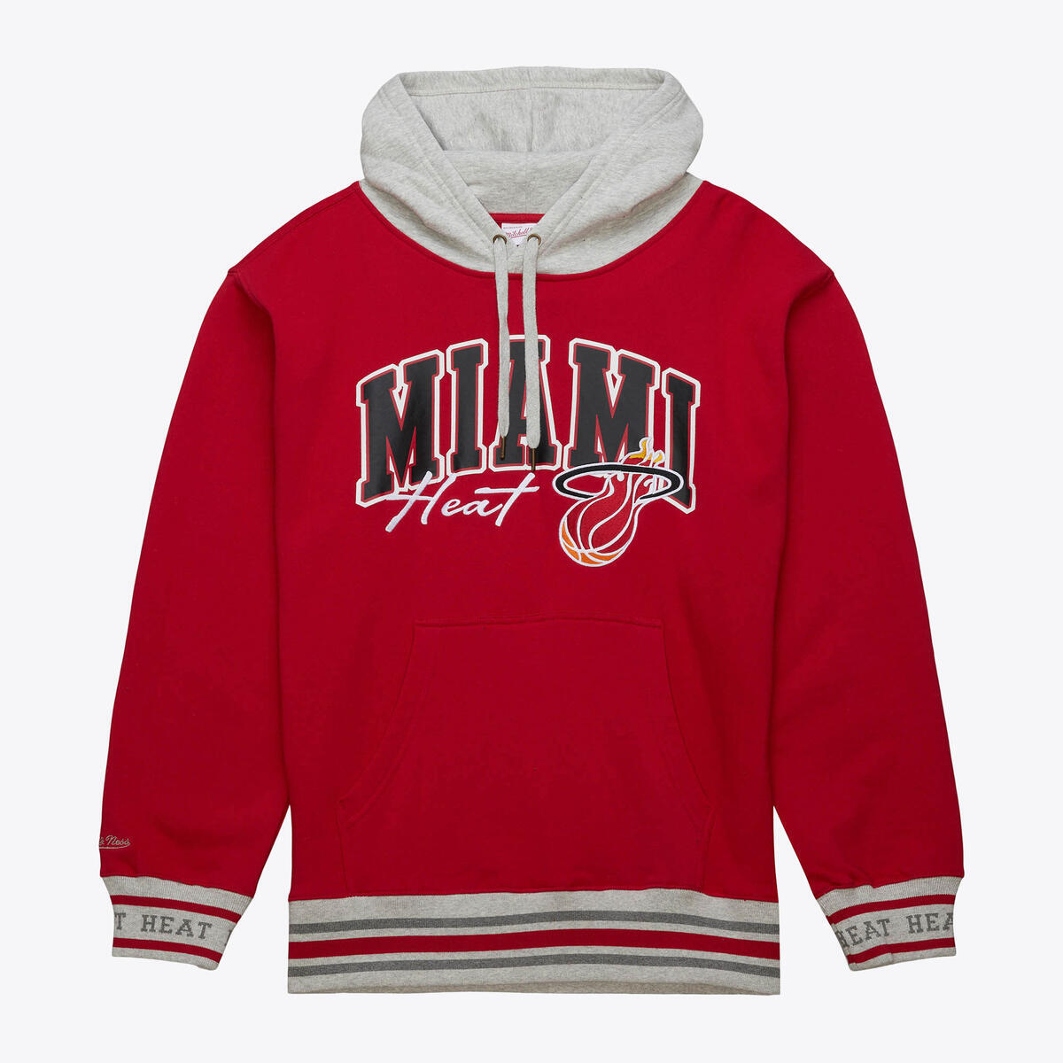 NBA PREMIUM FLEECE HOODIE VINTAGE LOGO HEAT Scarlet FPHD6593-MHEYYPPPSCAR - Image 1