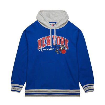 NBA PREMIUM FLEECE HOODIE VINTAGE LOGO KNICKS Royal FPHD6593-NYKYYPPPROYA - Image 1