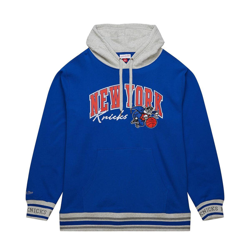 NBA PREMIUM FLEECE HOODIE VINTAGE LOGO KNICKS Royal FPHD6593-NYKYYPPPROYA - Image 1