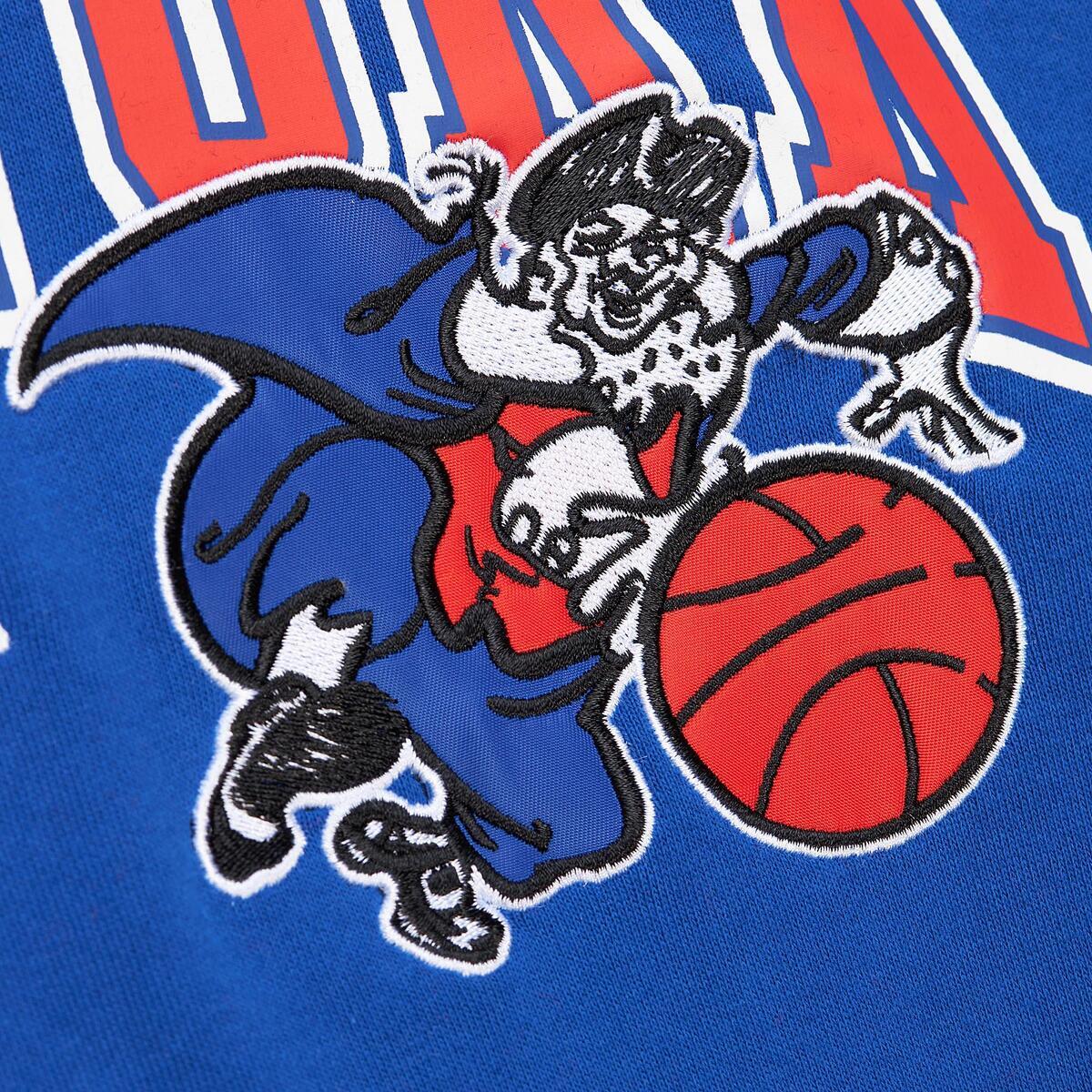 NBA PREMIUM FLEECE HOODIE VINTAGE LOGO KNICKS Royal FPHD6593-NYKYYPPPROYA - Image 4