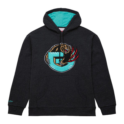 NBA SNOW WASHED FLEECE HOODIE VINTAGE LOGO GRIZZLIES Black FPHD6598-VGRYYPPPBLCK - Image 1