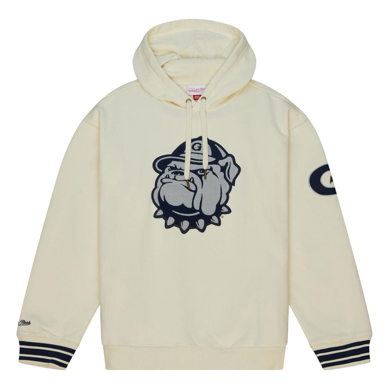 NCAA CHAINSTITCH HEAVYWEIGHT HOODIE RETRO GEORGETOWN Cream FPHD6657-GTWYYPPPCREA - Image 1