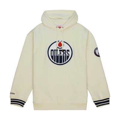 NHL CHAINSTITCH HEAVYWEIGHT HOODIE CURRENT OILERS Cream FPHD6711-EDOYYPPPCREA - Image 1