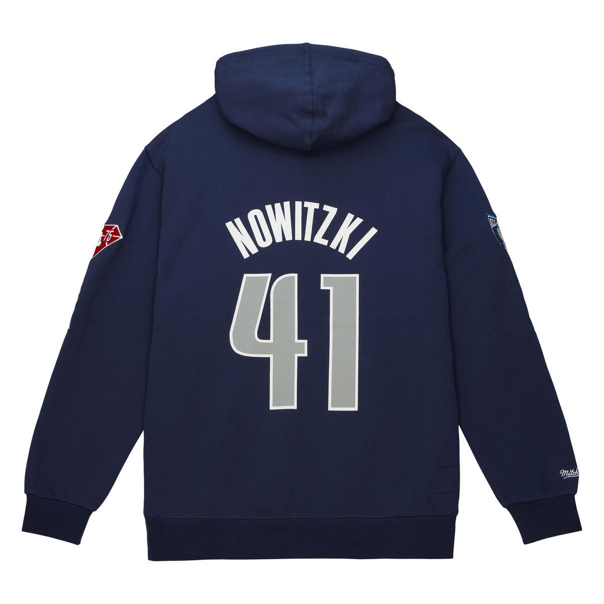 NBA HOF FLEECE HOODIE MAVERICKS DIRK NOWITZKI - Image 2