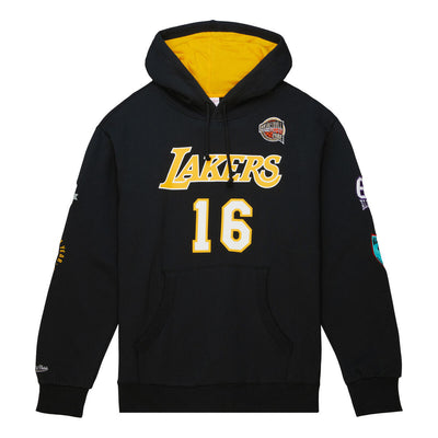 NBA HOF FLEECE HOODIE LAKERS PAU GASOL - Image 1