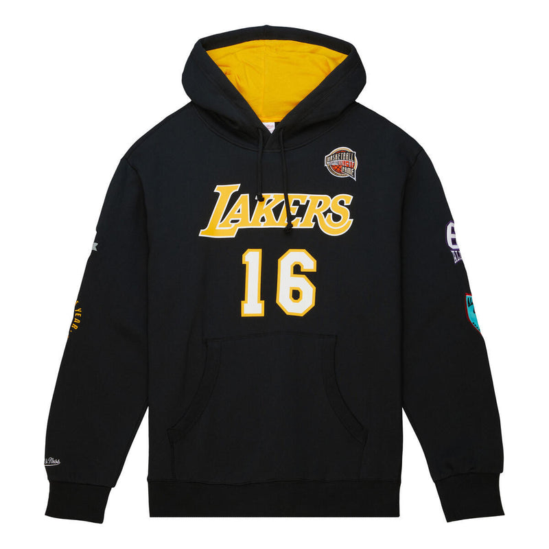 NBA HOF FLEECE HOODIE LAKERS PAU GASOL - Image 1