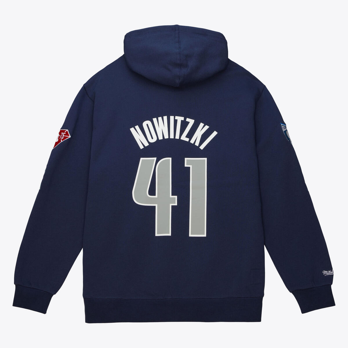 NBA HOF FLEECE HOODIE MAVERICKS DIRK NOWITZKI - Image 4