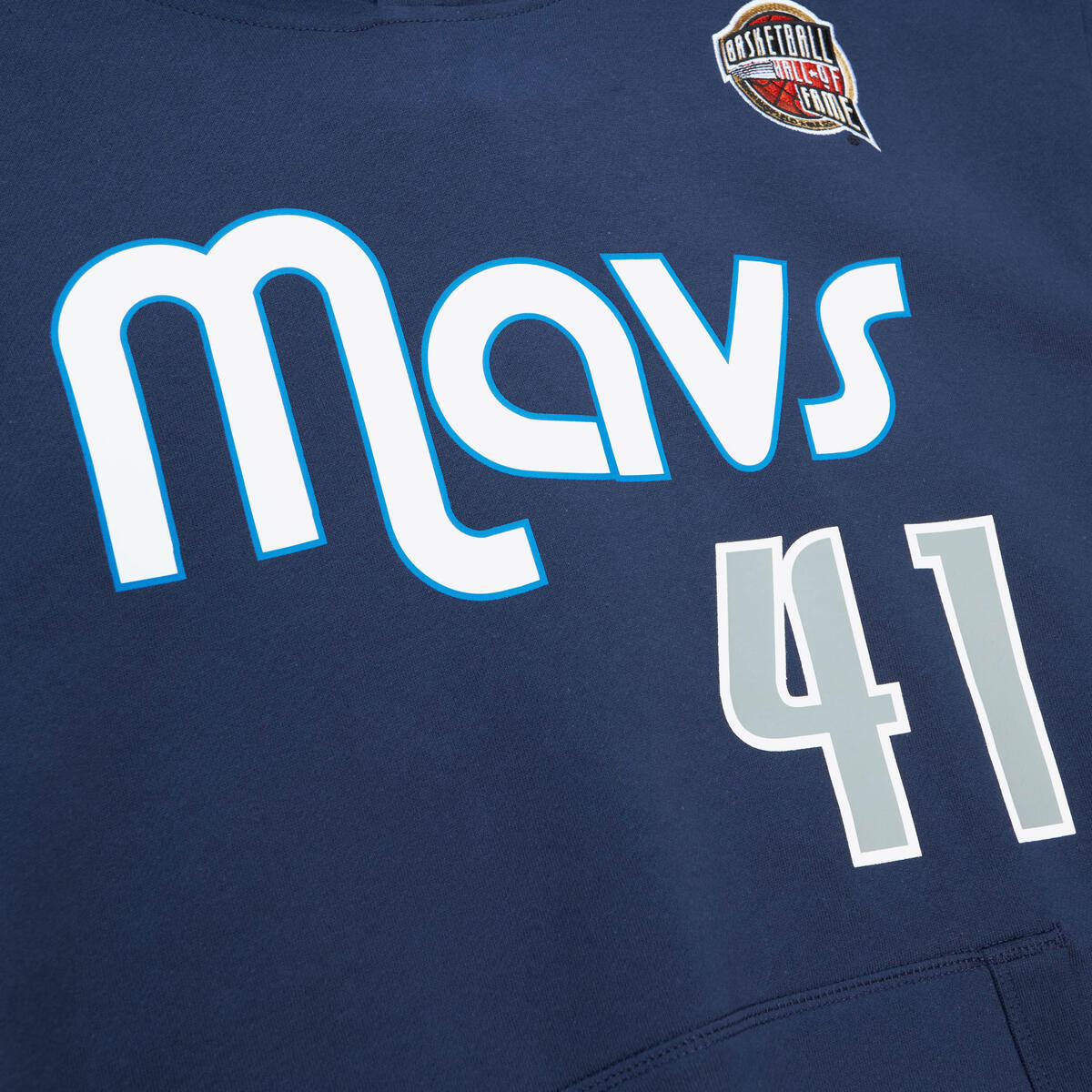 NBA HOF FLEECE HOODIE MAVERICKS DIRK NOWITZKI - Image 5