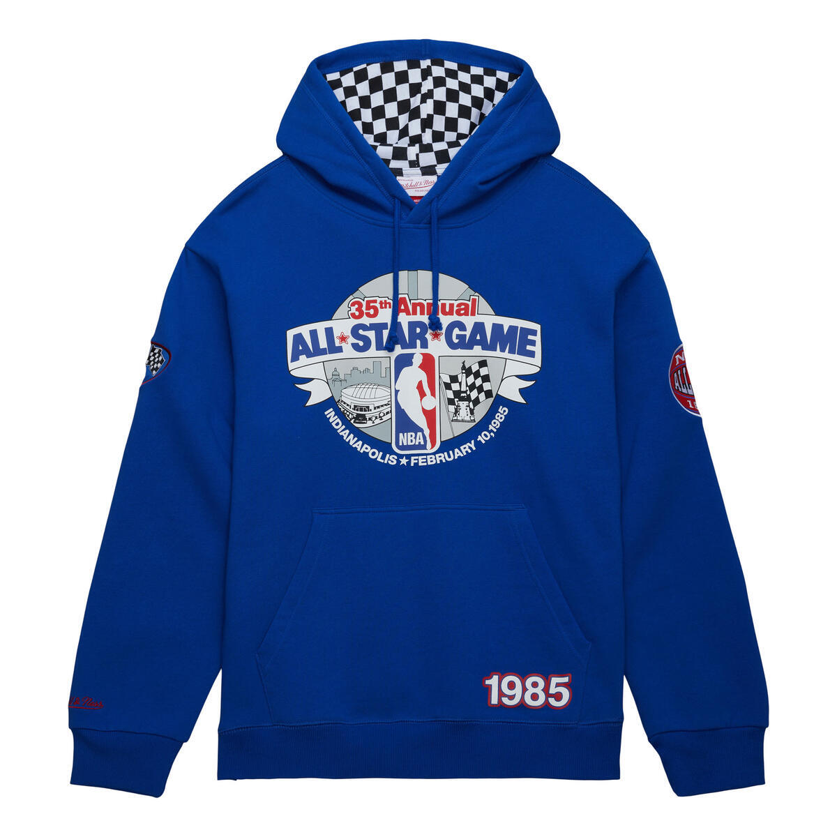 NBA CITY EDITION FLEECE HOODIE ALL-STAR 1985 Royal FPHD6953-ASG85PPPROYA - Image 1
