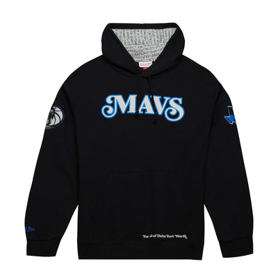 NBA CITY EDITION FLEECE HOODIE MAVERICKS Black FPHD6953-DMAYYPPPBLCK - Image 1