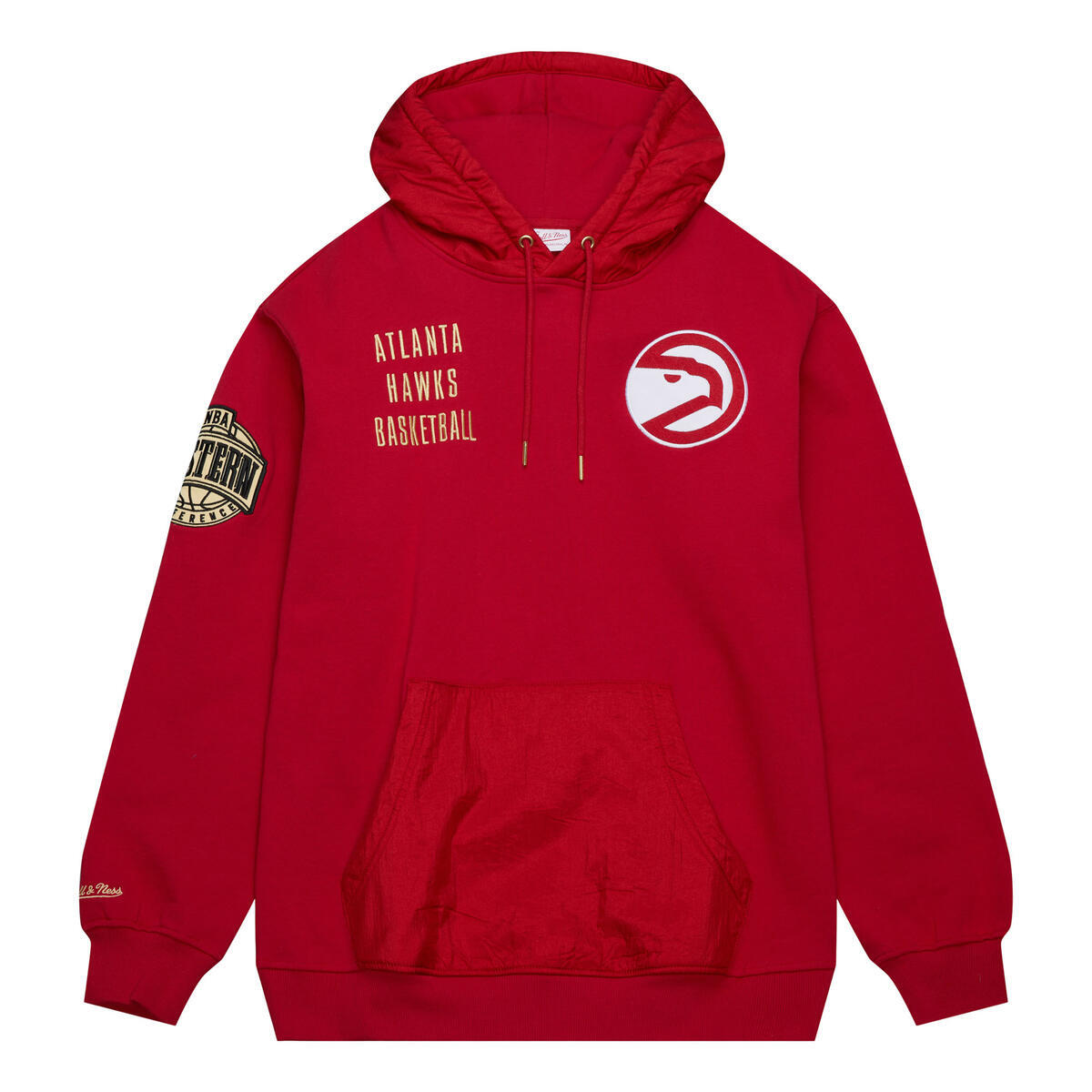 NBA TEAM OG 2.0 FLEECE HOODIE VINTAGE LOGO HAWKS Scarlet FPHD7112-AHAYYPPPSCAR - Image 1