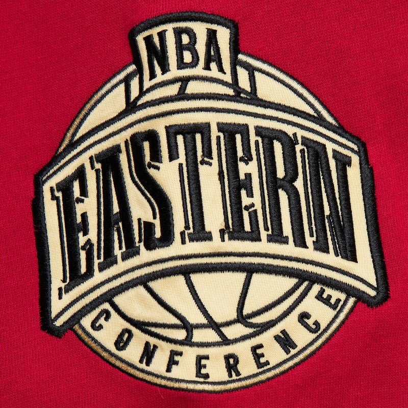 NBA TEAM OG 2.0 FLEECE HOODIE VINTAGE LOGO HAWKS Scarlet FPHD7112-AHAYYPPPSCAR - Image 3