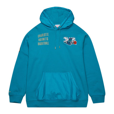 NBA TEAM OG 2.0 FLEECE HOODIE VINTAGE LOGO HORNETS Hornets Blue FPHD7112-CHOYYPPPHRBL - Image 1