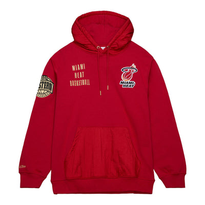 NBA TEAM OG 2.0 FLEECE HOODIE VINTAGE LOGO HEAT Scarlet FPHD7112-MHEYYPPPSCAR - Image 1