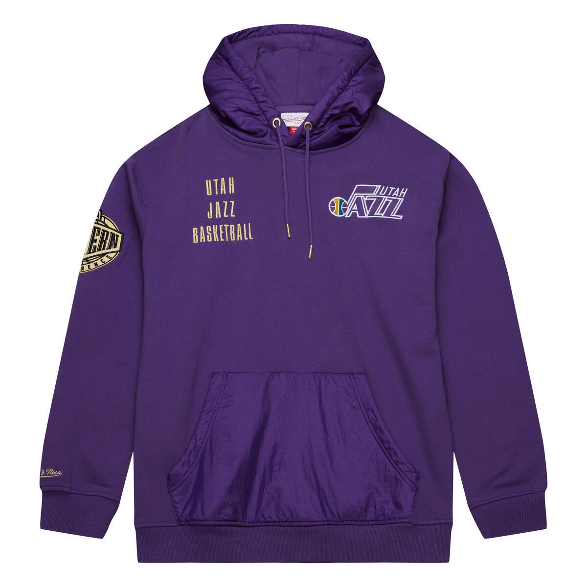 NBA TEAM OG 2.0 FLEECE HOODIE VINTAGE LOGO JAZZ REGAL PURPLE FPHD7112-UJAYYPPPRGPR - Image 1