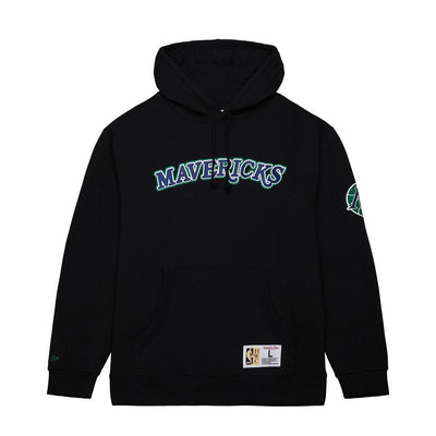 NBA GAME TIME FLEECE HOODIE VINTAGE LOGO MAVERICKS Black FPHD7317-DMAYYPPPBLCK - Image 1