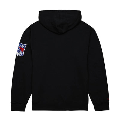 NHL GAME TIME FLEECE HOODIE VINTAGE LOGO RANGERS - Image 2