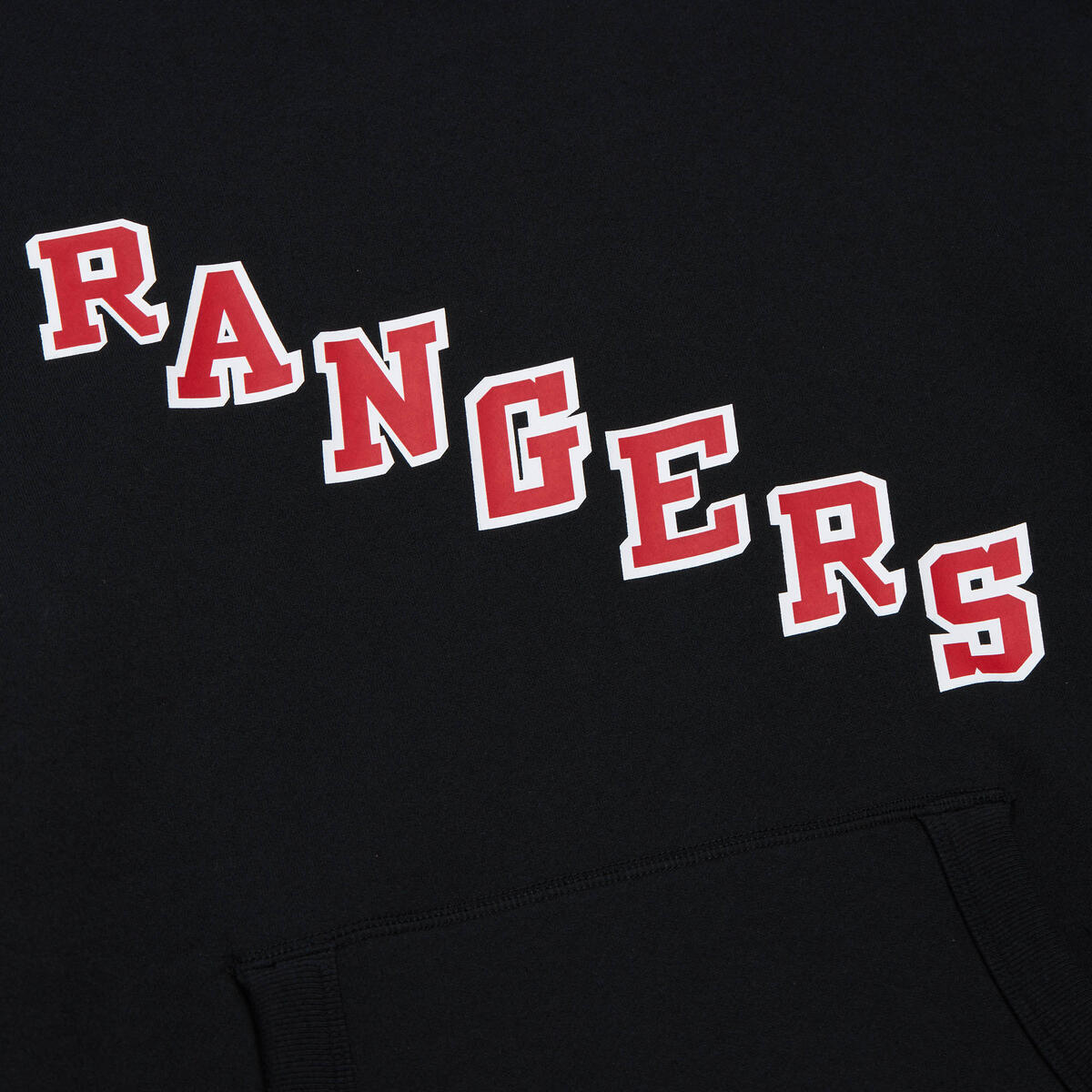 NHL GAME TIME FLEECE HOODIE VINTAGE LOGO RANGERS - Image 4