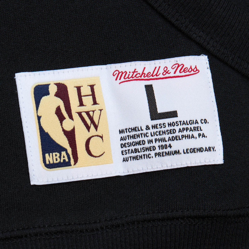 NBA GAME TIME FLEECE HOODIE VINTAGE LOGO 76ERS Black FPHD7317-P76YYPPPBLCK - Image 1